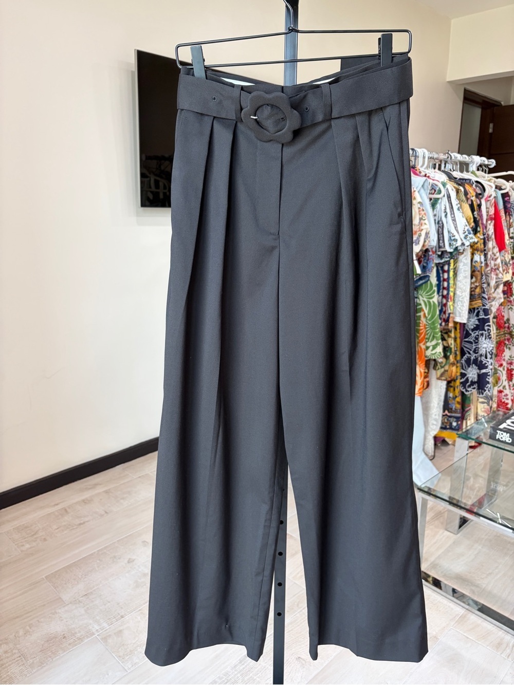 Farm Rio: Black Maxi Pants - Picture 9 of 11